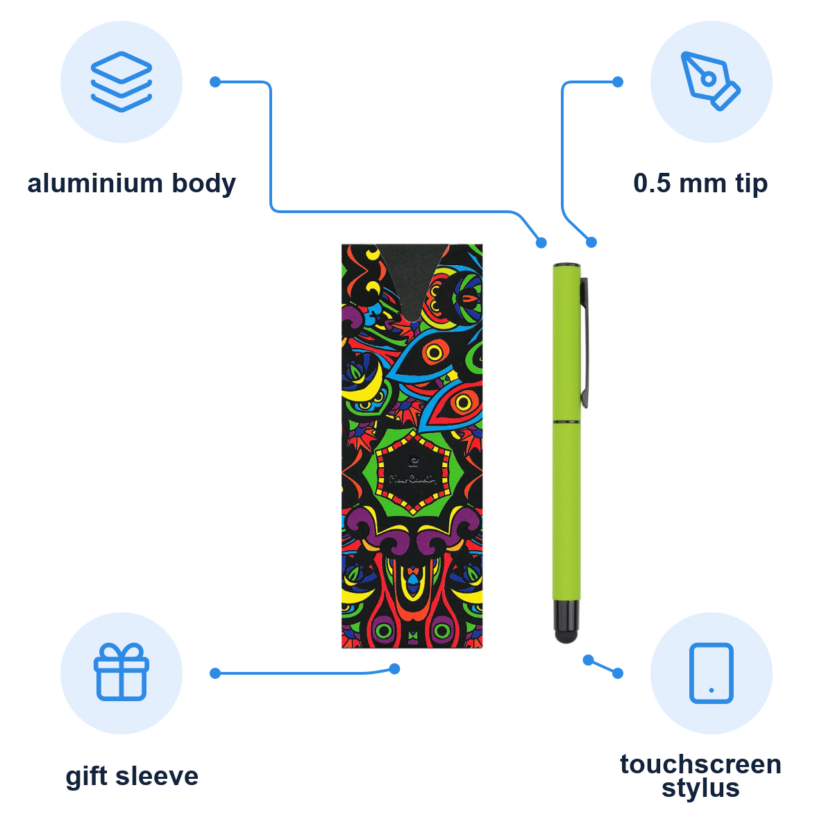 Pierre Cardin product infographic – B0300607IP3
